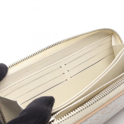 Louis Vuitton Round Wallet Zippy Monogram Exotic Latte White — view 10