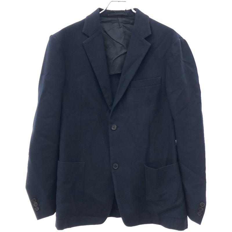 Prada Cotton 2b Tailored Jacket Sdd10h Blue 50