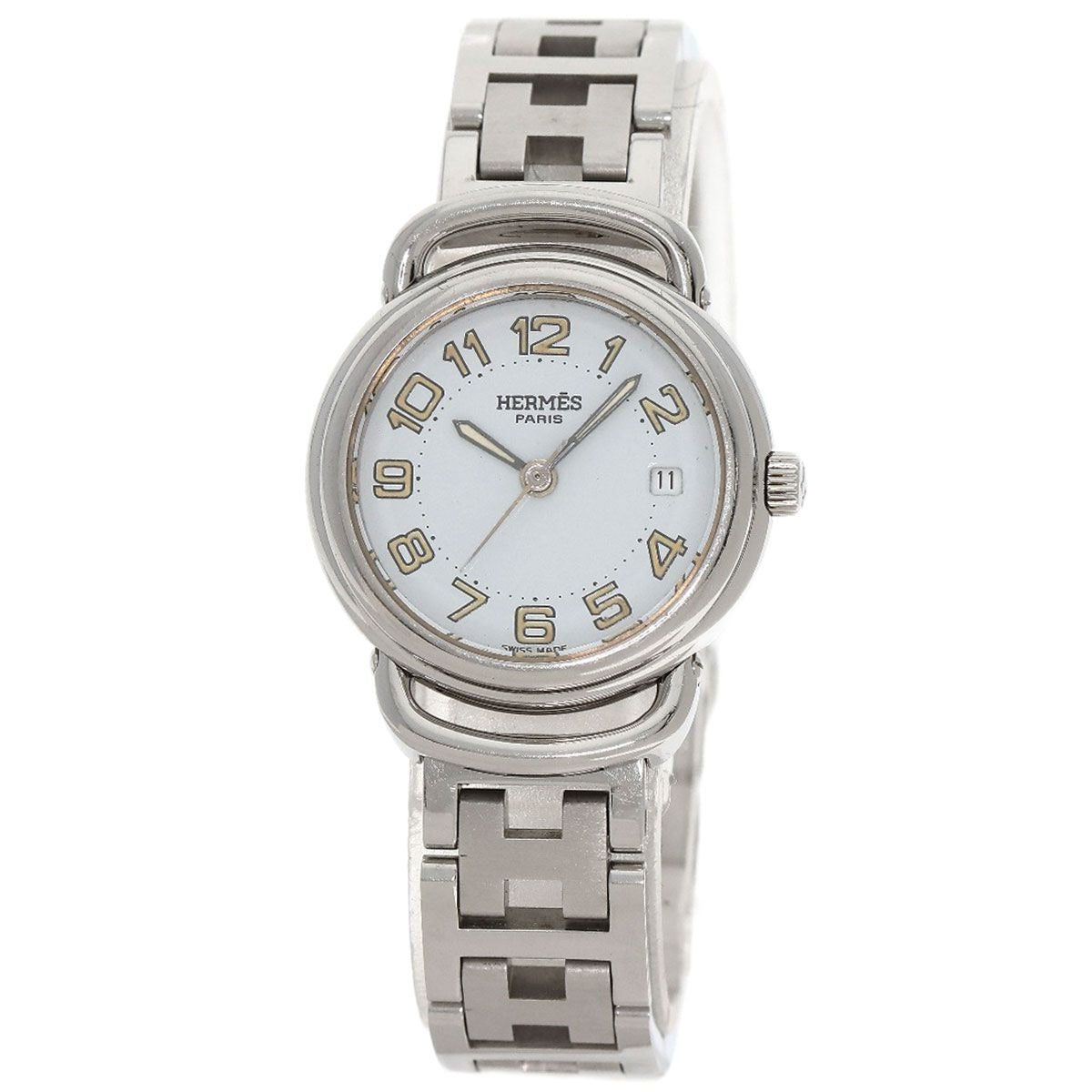 Hermes Pullman Watch SS