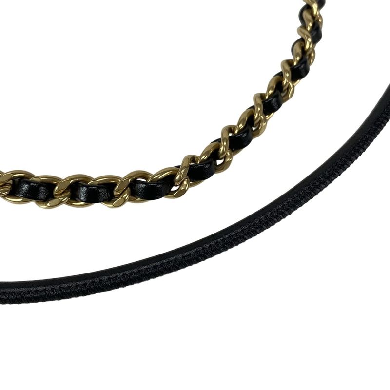 Chanel Shoulder Bag Chanel 22 Mini Handbag As3980 Black 2way/chain Shoulder/vint