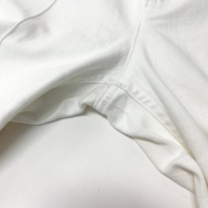 Louis Vuitton Ed2 Cropped Denim Pants Color Monogram Flower 36 White — view 13