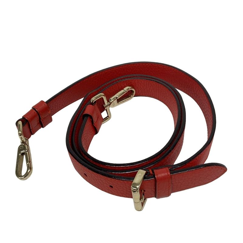 Dior/christian Dior Handbag Bedior Red Leather