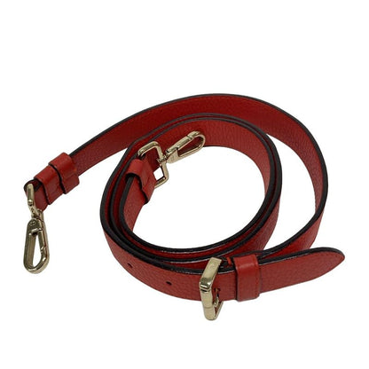 Dior/christian Dior Handbag Bedior Red Leather