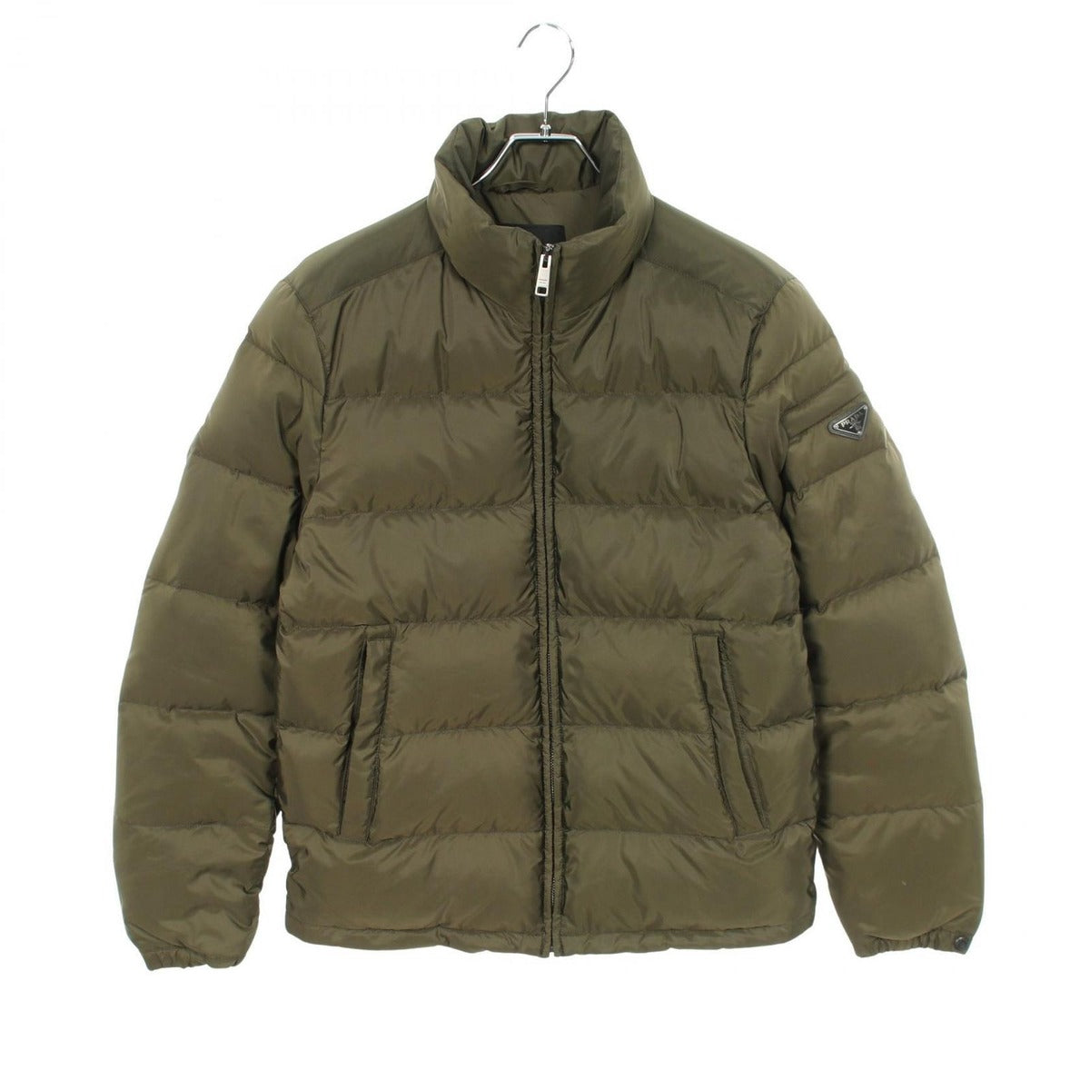 Prada Down Jacket Polyester Khaki