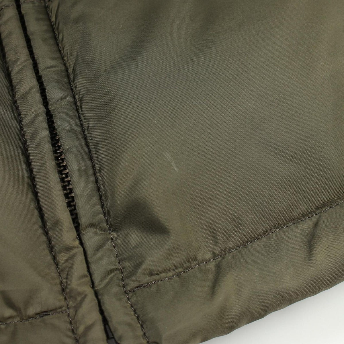 Prada Down Jacket Polyester Khaki — view 10