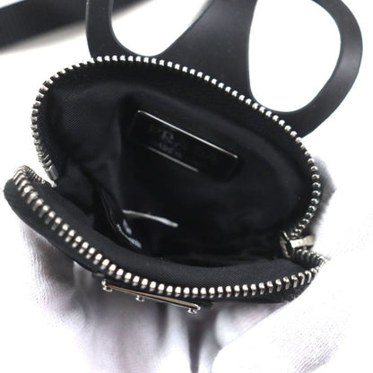Prada 1zt054 Nylon Re-nylon Triangle Logo Neck Strap Phone Holder Cell Phone