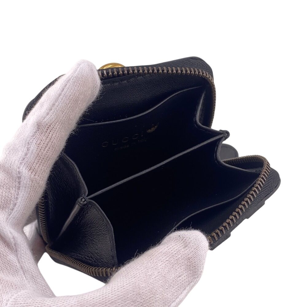 Gucci 721903 Trefoil Leather Shoulder Pouch Adidas Collaboration Card