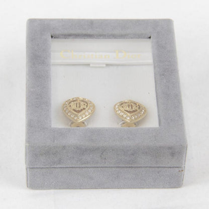 Christian Dior Necklace (parts Off) + Earring Set With Box Necklace