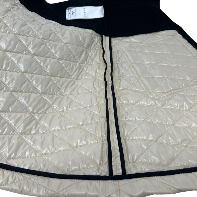 Louis Vuitton Dress Logo Bi-color Wool Black