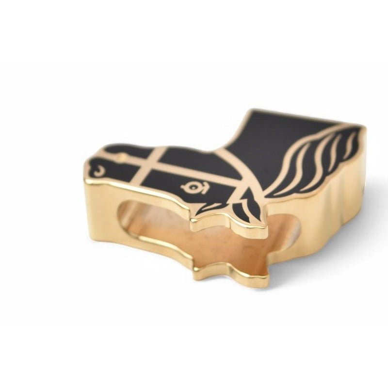 Hermes Scarf Ring Holder Twillye Cadrige Horse Black — view 4