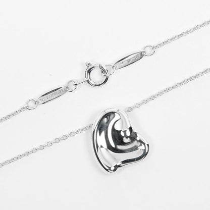 Tiffany & Co Full Heart 925 Silver Ladies 4.6g Necklace