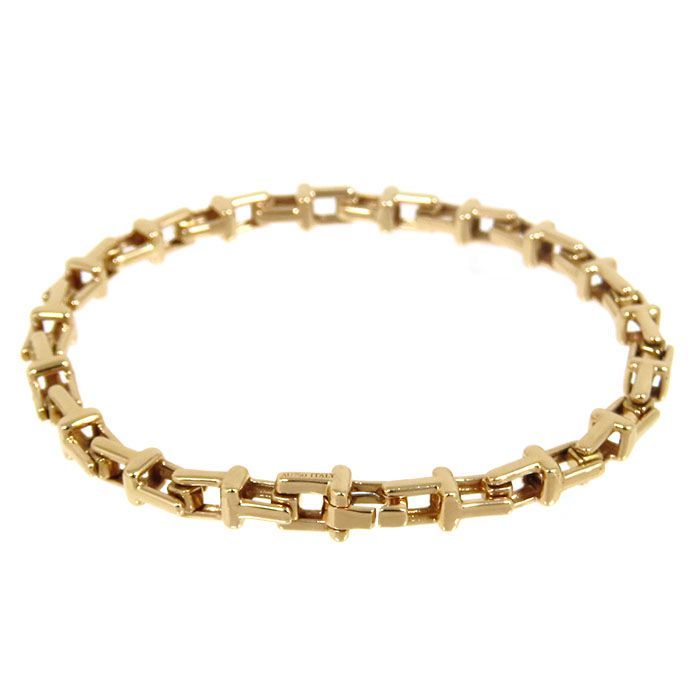 Tiffany & Co Tiffany & Co T Narrow Chain Bracelet 18K Pink Gold 750 Pink Gold