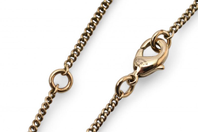 Chanel Necklace Pendant 2way Chanel Coco Mark CC Pearl Motif Gold 17P