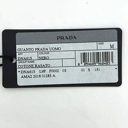 Prada Gloves Black Nero Dna615 Never