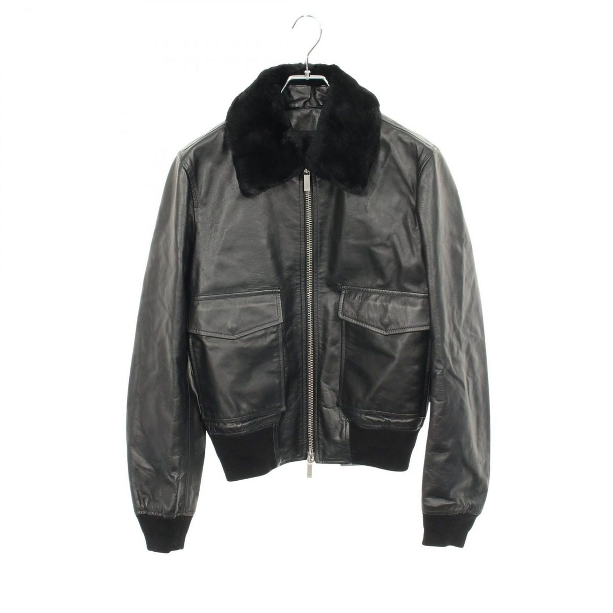Dior Leather Jacket Zip Up