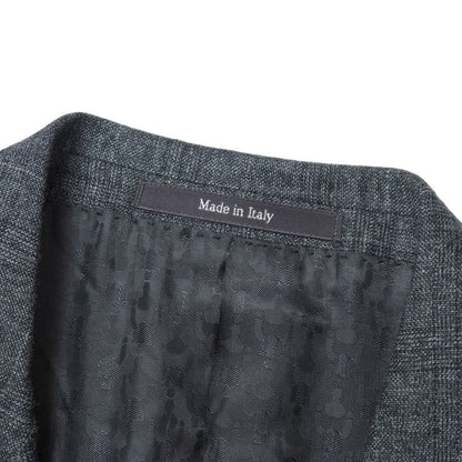 Gucci Suit Size 7-46 R Check Bleather Tailored Single Jacket 2B Tapered