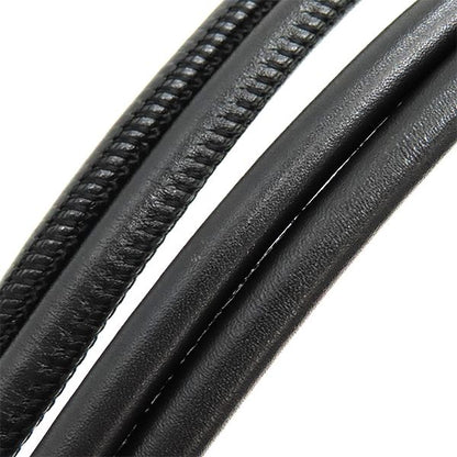 Chanel Tote Bag Cambon Line Medium Leather Enamel Black Silver Hardware Black