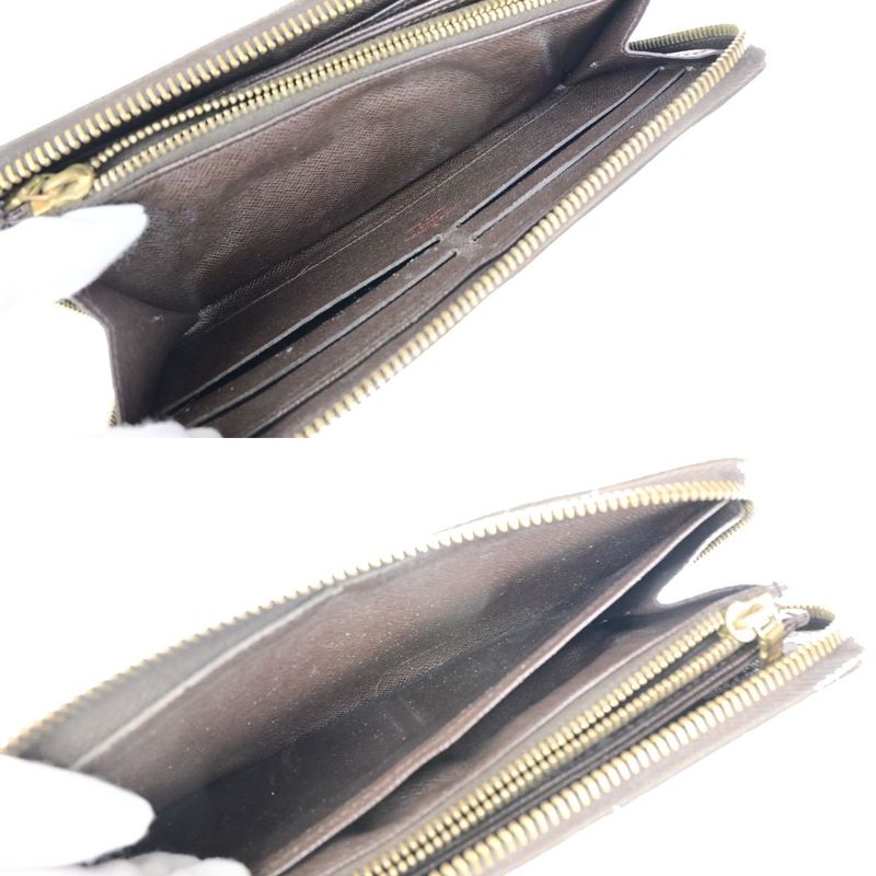 Louis Vuitton Zippy Wallet Damier Ebène Long Wallet N60015 09yg563