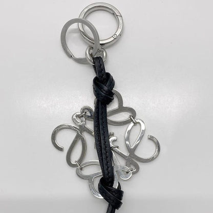 Loewe Charm Silver Black Anagram C821232x02 Excellent Condition