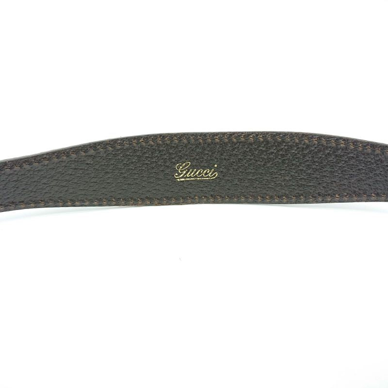 Gucci Hobo New Jackie Sherry Line GG Canvas Handbag Leather Beige Brown