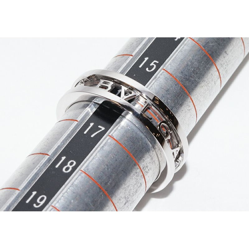 Bulgari Ring 18K White Gold B.zero1 Openwork Logo Spiral — view 2