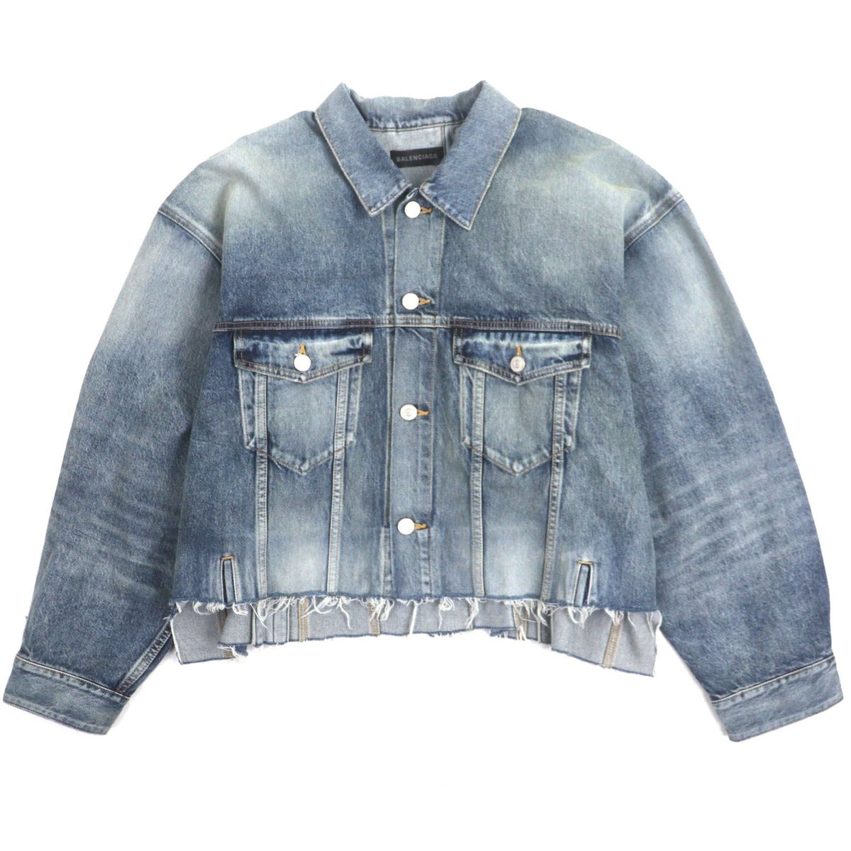 Balenciaga Deconstructed Panelled Denim