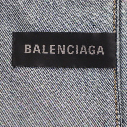 Balenciaga Deconstructed Panelled Denim — view 6