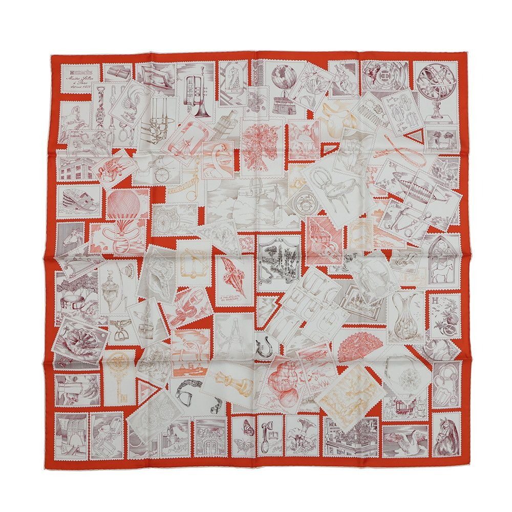 Hermes Scarf Carre 90 Faubourg Lover le Philateliste