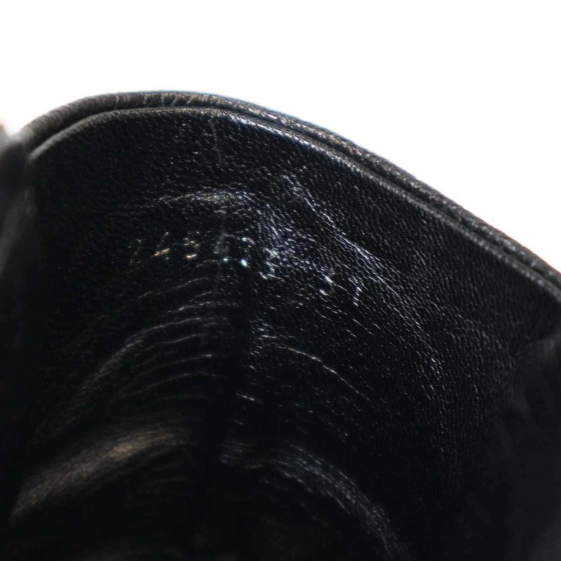 Balenciaga High Heel Leather Boots 245433 Black 37