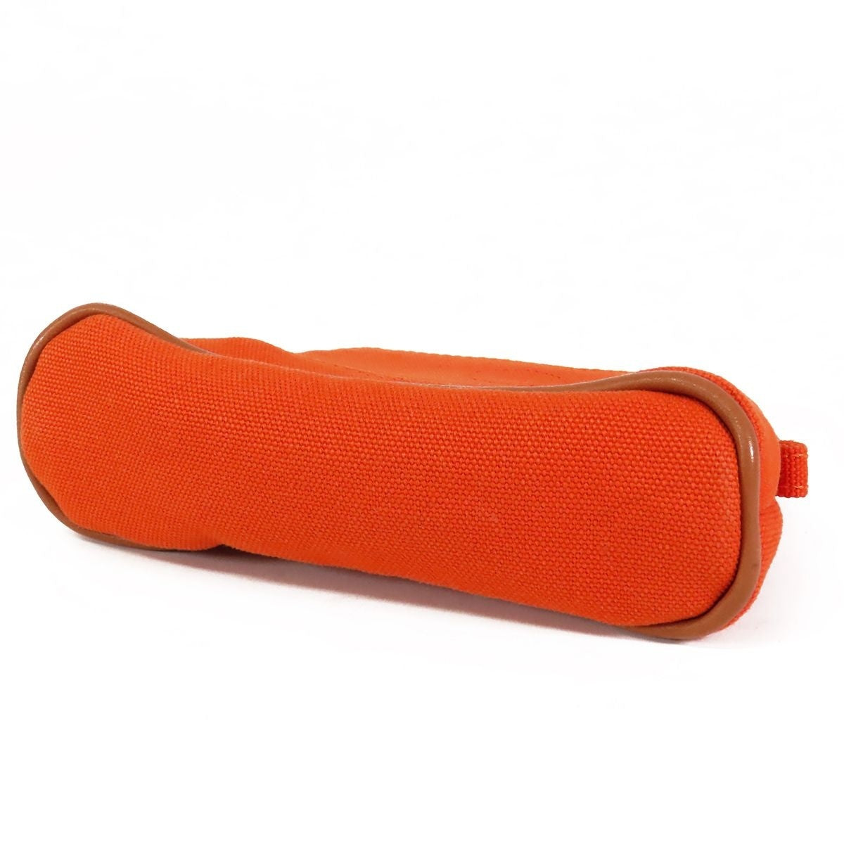 Hermes Bolide Pouch Mini Orange Fu Silver Cotton — view 3