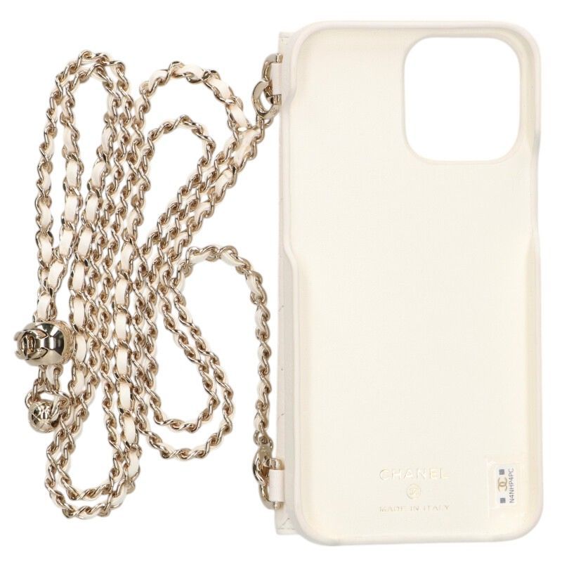 Chanel Caviar Skin Iphone14pro Case For Men