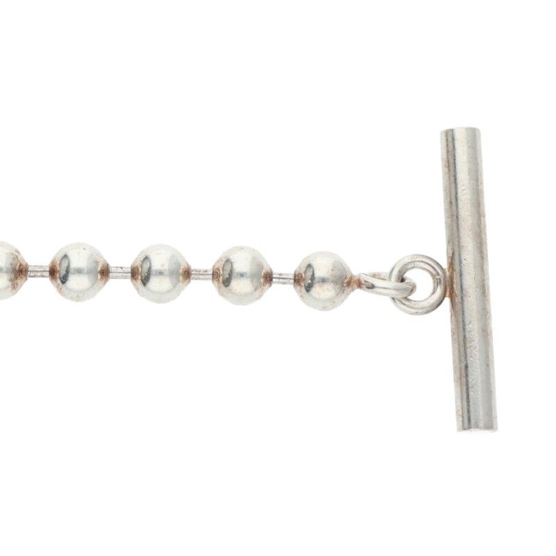 Gucci Ball Chain Silver Bracelet Men's