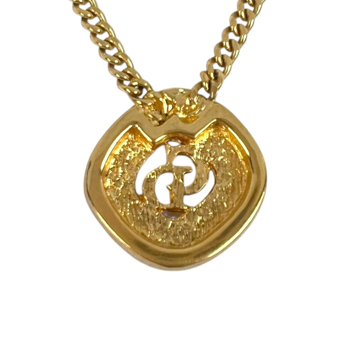 Dior Necklace Cdlogo Gold Line Stone — view 2