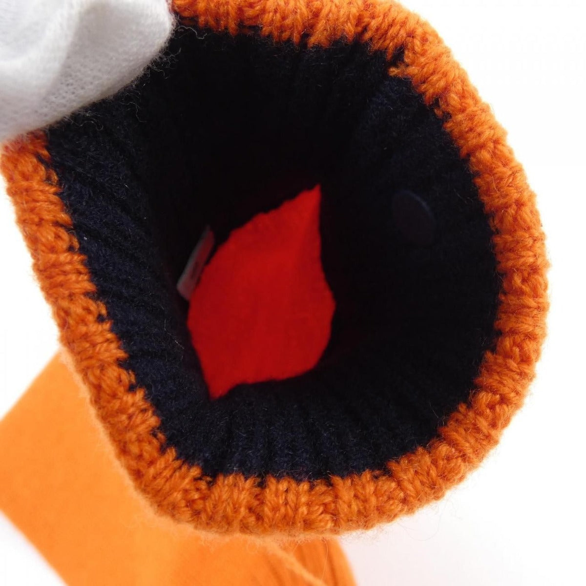 Hermes Glove Cashmere Orange — view 4