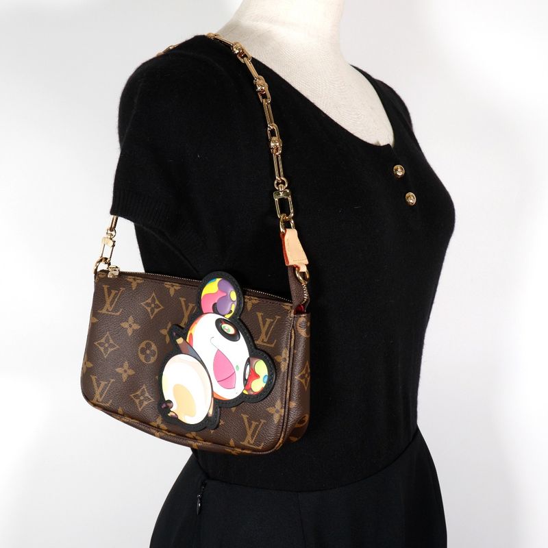 Louis Vuitton LV X TM Pochette - Accessoire Accessory Pouch Takashi Murakami