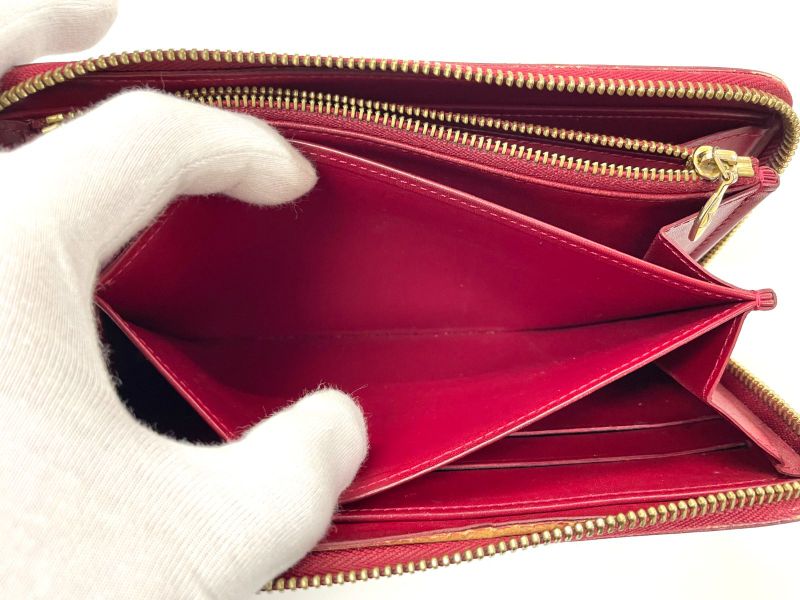 Louis Vuitton Monogram Vernis Zippy Wallet Round Zip Wallet Long Wallet M90200