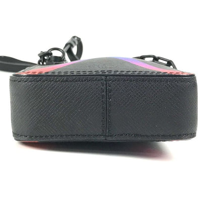 Louis Vuitton Shoulder Bag Danube Messenger M30332 Taiga Leather Black