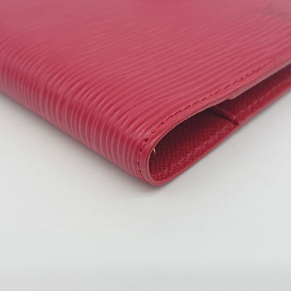 [unused] Louis Vuitton Agenda PM Epi Red Gold