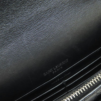 YVES Saint Laurent Yves Saint Laurent Chain Wallet Shape Pressed Long Wallet