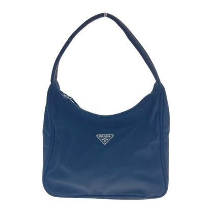 Prada Handbag Mini Triangle Logo Plate Mv515 Black