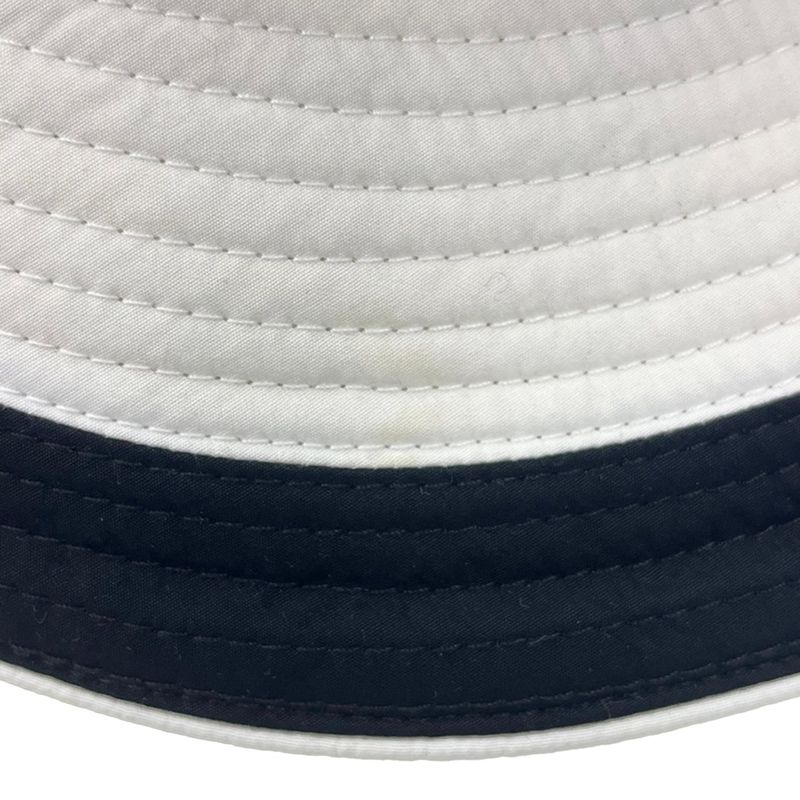 Hermes Cotton Linen Hat Black and White 57