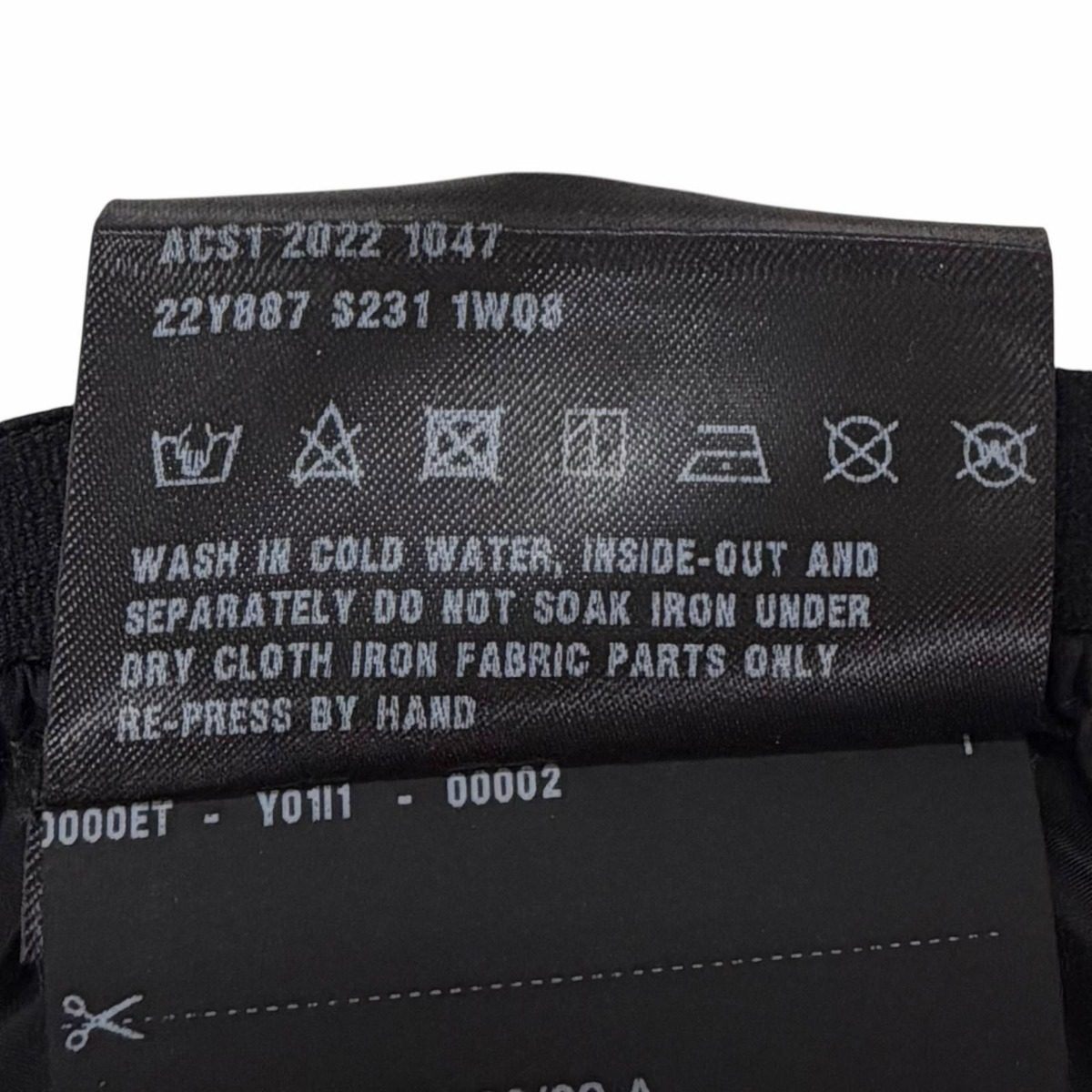 Prada Re-Nylon Logo Long Pants Wide Black — view 8