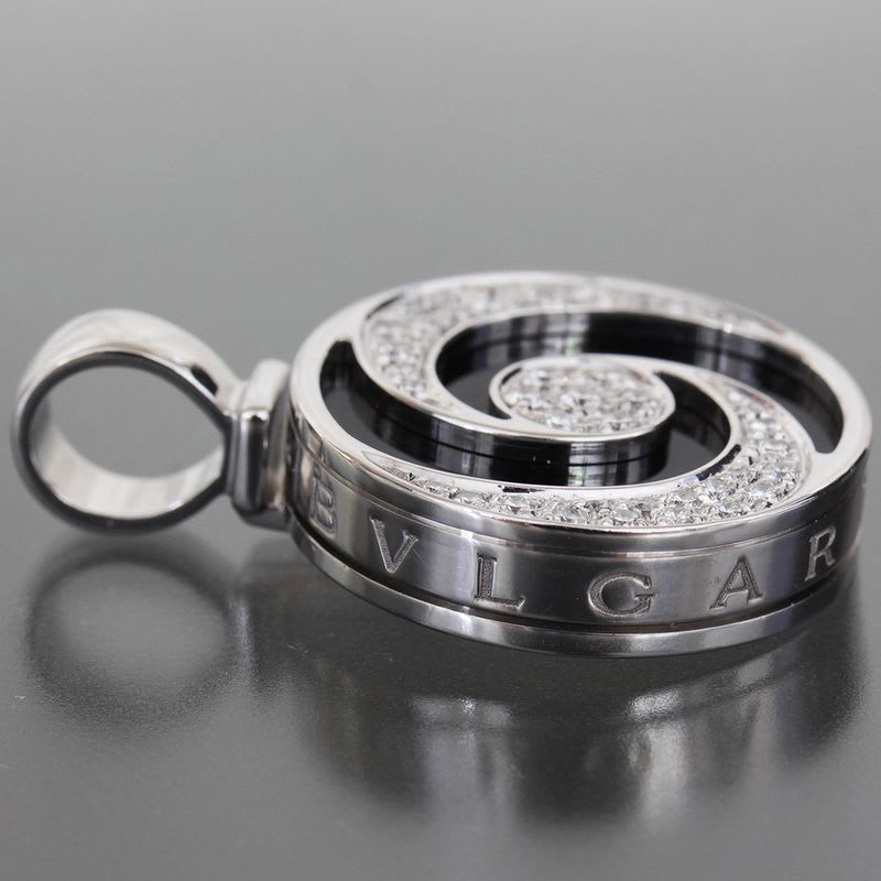 Bvlgari Optical Diamond Pendant Top Box 18K White Gold E1756