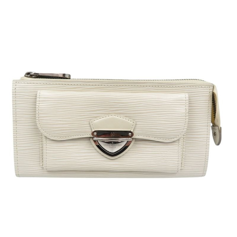Louis Vuitton Portefeuille Astrid M6659 J Epi Leather Silver Hardware Ivoire
