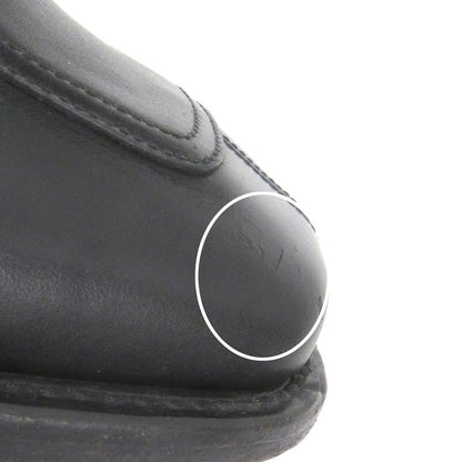 Hermes Vintage Api H Logo Buckle Belt Square Toe Leather Loafer