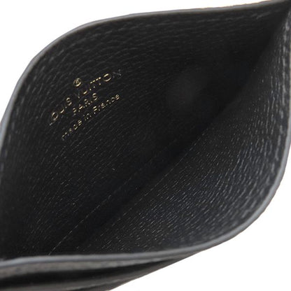 Louis Vuitton Card Case Porte Carte LV Charm Monogram Empreinte Black Gold