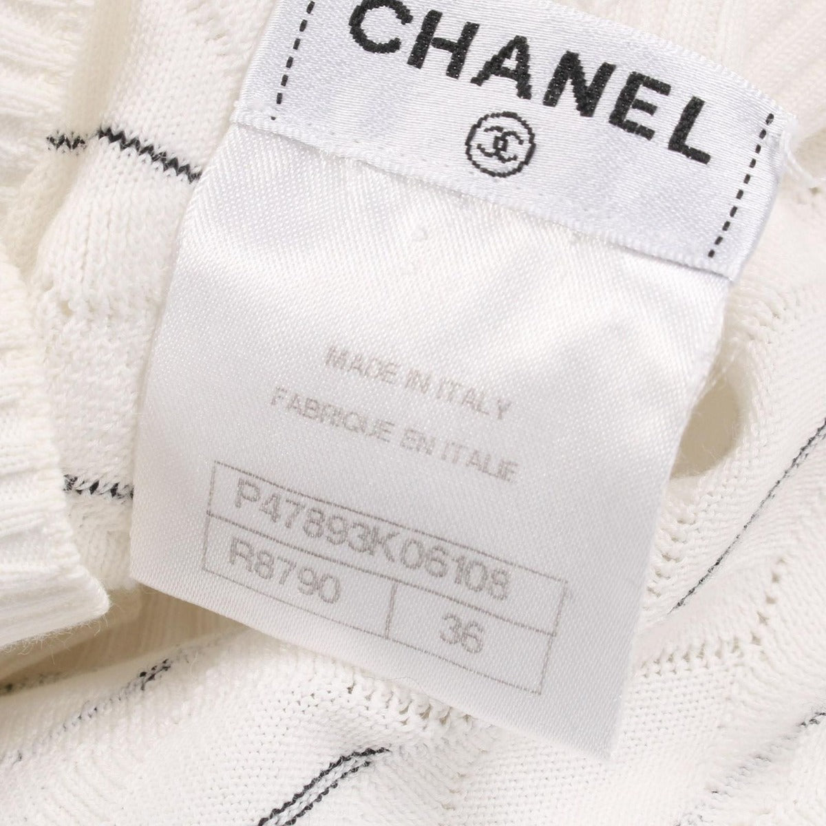 Chanel Knit CC Logo Cotton B — view 5