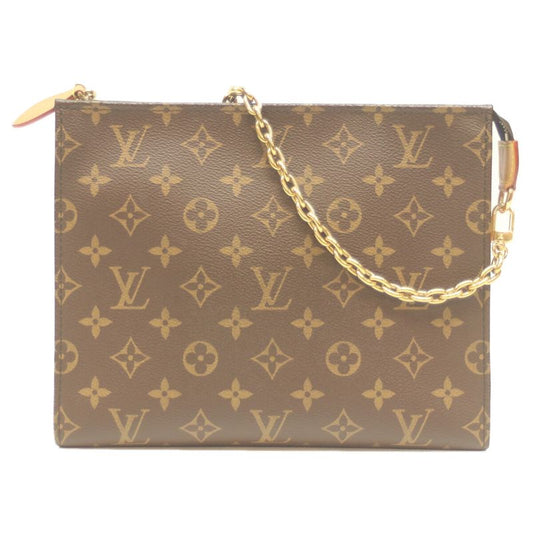 Louis Vuitton M81412 Monogram Toiletry Pouch On Chain Shoulder Bag Clutch Bag