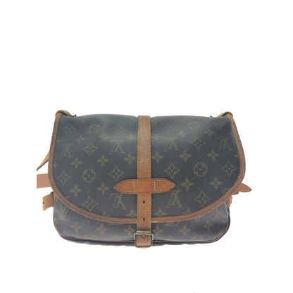 Louis Vuitton Women's Shoulder Bag Monogram Saumur 30 M42256 Brown