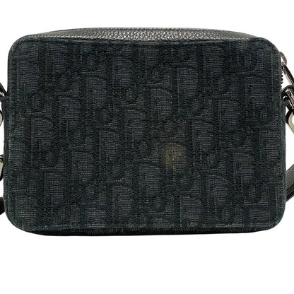 Christian DIOR Oblique Shoulder Bag Cabasn Diagonal Shoulder Brand Navy Women